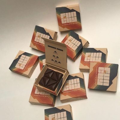 Funguy mushrooms chocolate bars